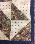 Golden Paisley Door Quilt