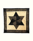 Midnight Star of David Door Quilt